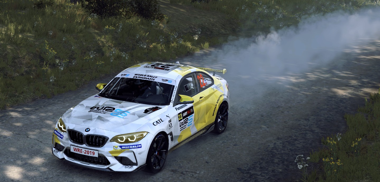 BMW M2 WRE livery for Dirt Rally 2.0