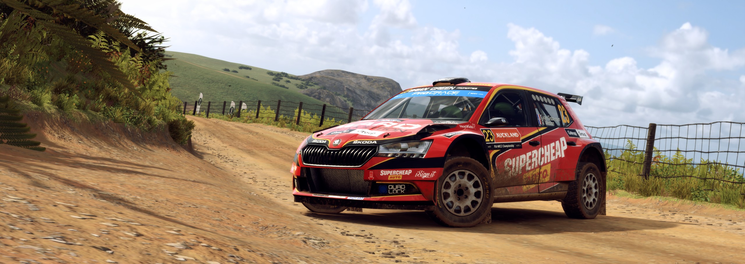 Shane Van Gisbergen Skoda Dirt Rally 2.0